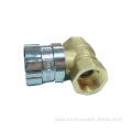 Hot forging brass magnetic lockable ball valve